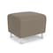 Lesro Siena Lounge Reception 1 Seat Bench, Brushed Steel, MD Farro Upholstery SN1001 - alternate 2